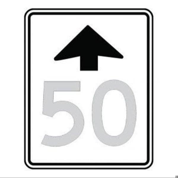 Accuform SPEED SIGN 30 in X 24 in ENGINEERGRADE FRR20650RA - main
